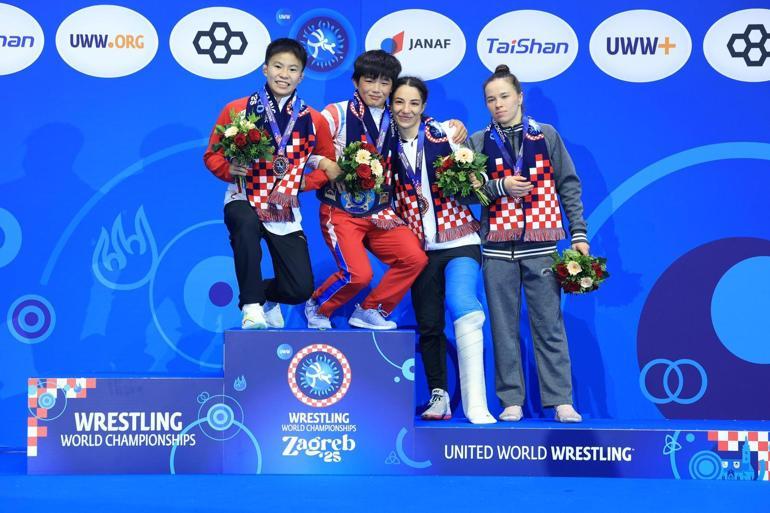 Evin Demirhan Yavuz sakatlığına rağmen bronz madalya kazandı