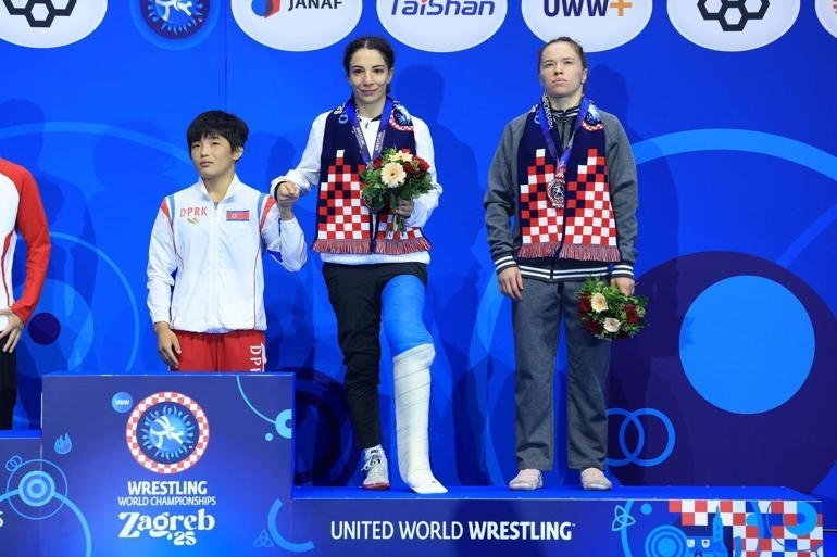 Evin Demirhan Yavuz sakatlığına rağmen bronz madalya kazandı