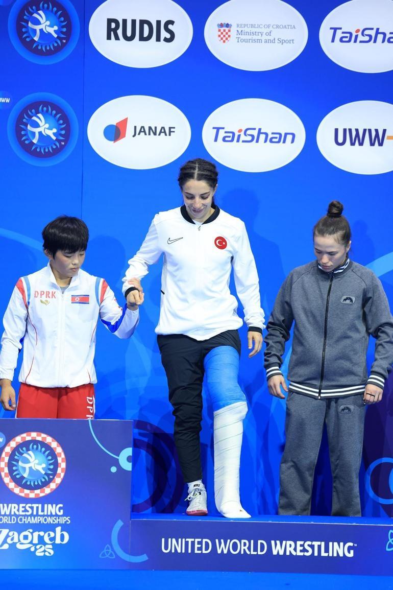 Evin Demirhan Yavuz sakatlığına rağmen bronz madalya kazandı