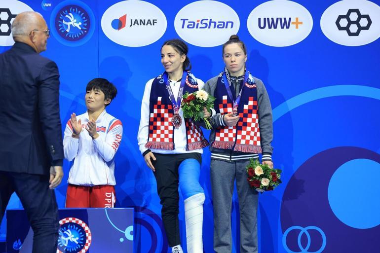 Evin Demirhan Yavuz sakatlığına rağmen bronz madalya kazandı