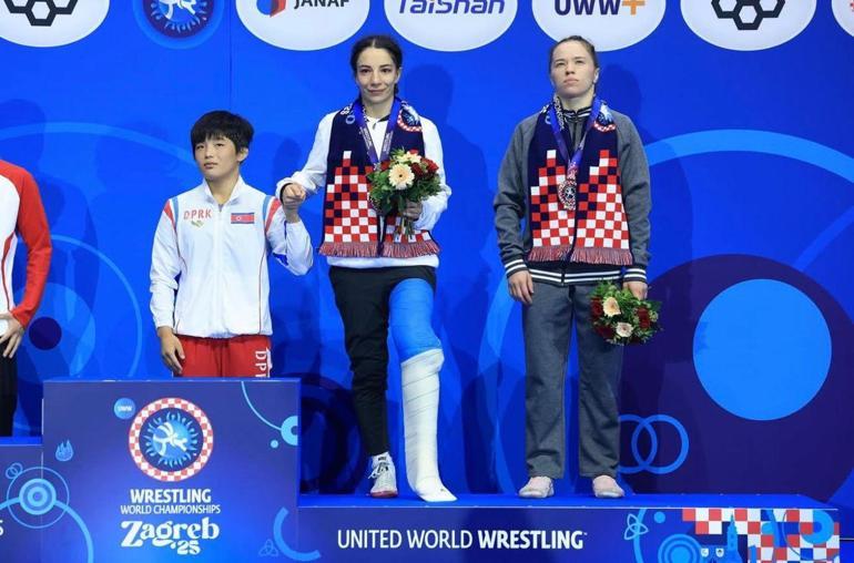 Evin Demirhan Yavuz sakatlığına rağmen bronz madalya kazandı