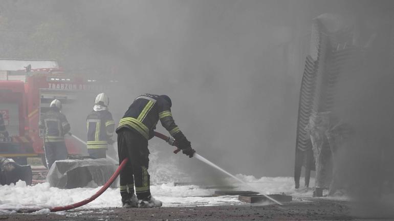 Trabzon’da alışveriş merkezinde çıkan yangın kontrol altında