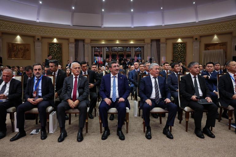 Cumhurbaşkanı Yardımcısı Yılmaz, Kırgızistan-Türkiye İş Forumuna katıldı