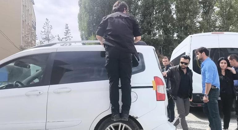 Çocukları koruma altına alınan aileden polislere taşlı saldırı