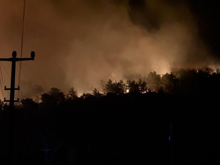 Antalyada orman yangını