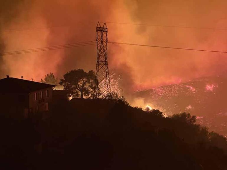 Antalyada orman yangını