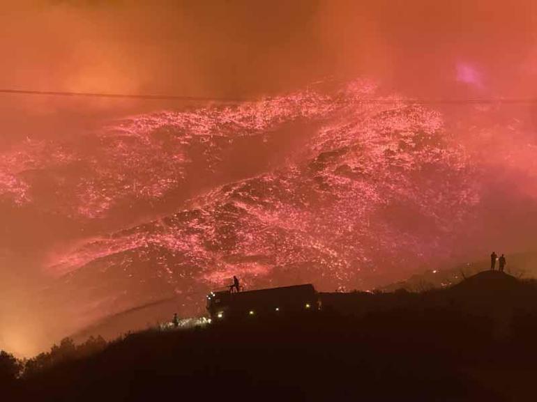 Antalyada orman yangını