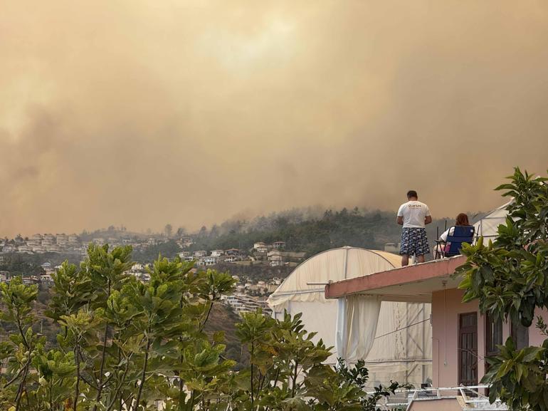 Alanyadaki orman yangınında 2nci gün