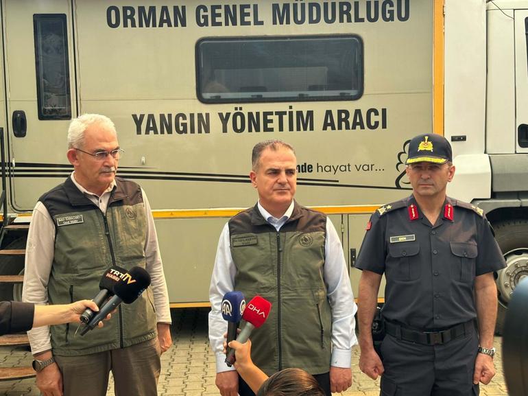 Muğla Köyceğizdeki orman yangınında 108 ev boşaltıldı, 357 kişi tahliye edildi