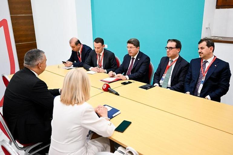 Bakan Tunçtan peş peşe önemli görüşmeler