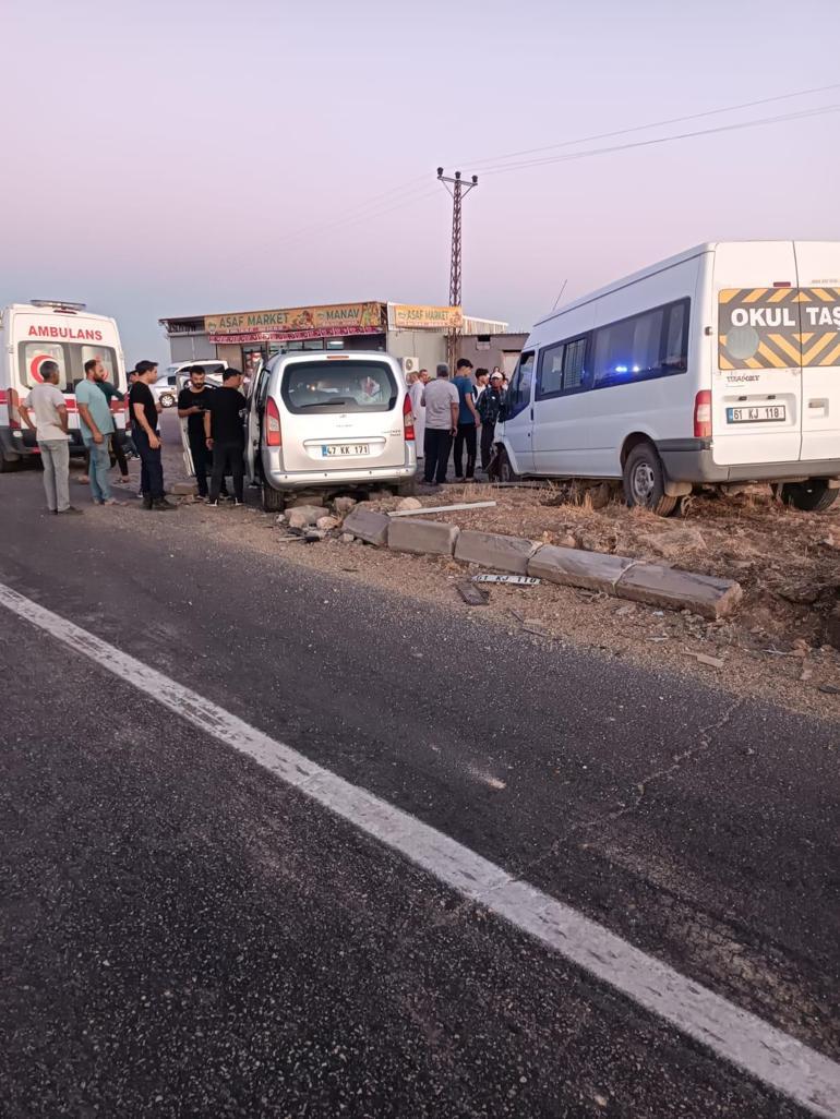 Mardin’de zincirleme kaza; 9 yaralı