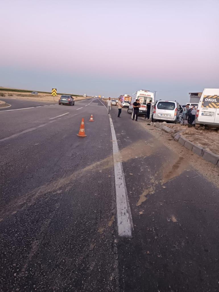 Mardin’de zincirleme kaza; 9 yaralı