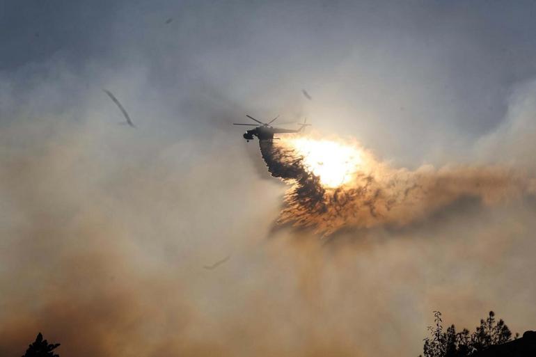 Muğla Köyceğizdeki orman yangınında 2nci gün