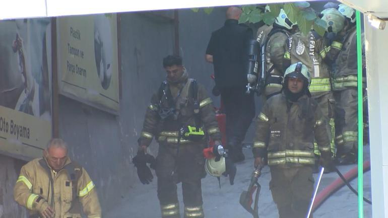 Kağıthane’de iş yerinde yangın; dumandan etkilenen 3 kişi hastaneye kaldırıldı