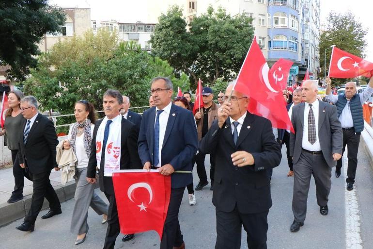 Emekli astsubaylar özlük hakları için yürüdü