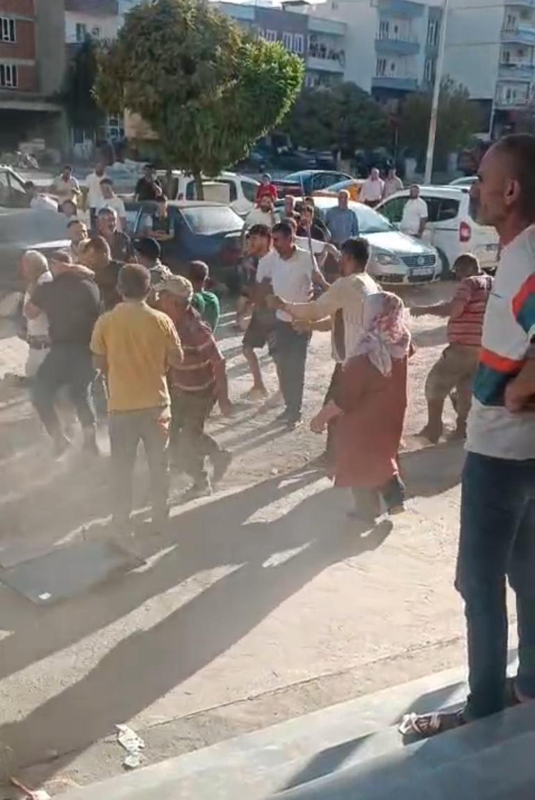 Batman’da iki grup arasında taş ve sopalı kavga kamerada