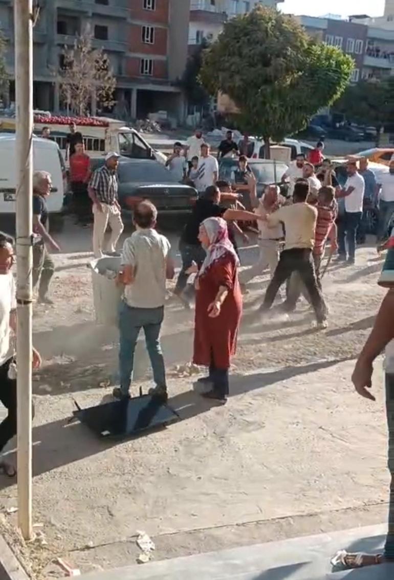 Batman’da iki grup arasında taş ve sopalı kavga kamerada