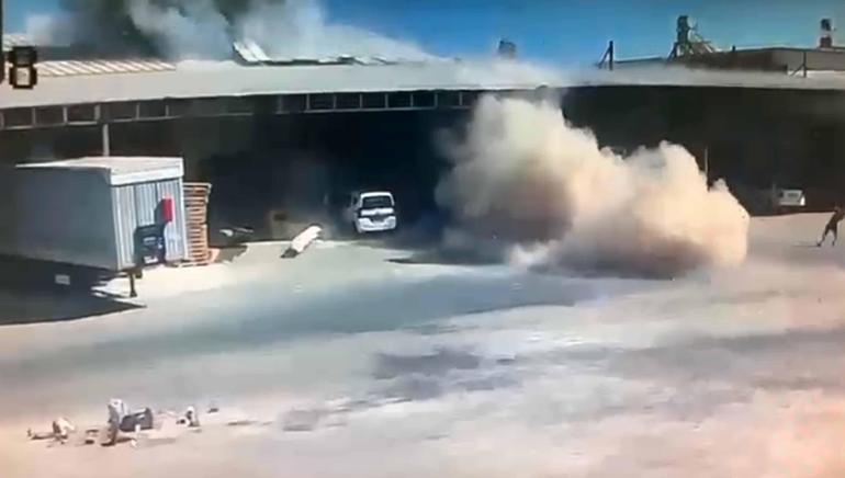 Antalyada, toptancı halinde iş yerinde patlama: 1 ölü, 3 yaralı