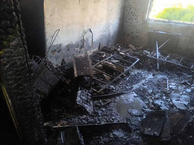 Afyonkarahisarda daire yangını: 1 ölü