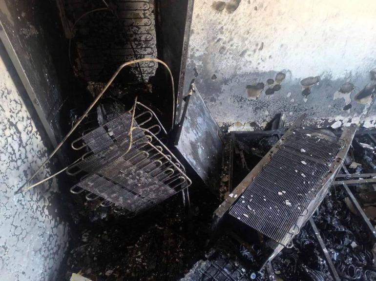 Afyonkarahisarda daire yangını: 1 ölü