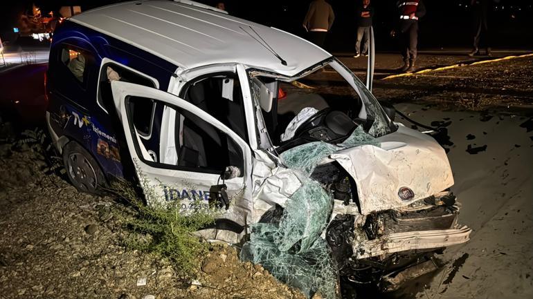 Ordu’da hafif ticari araçlar çarpıştı; 1 ölü, 2 yaralı