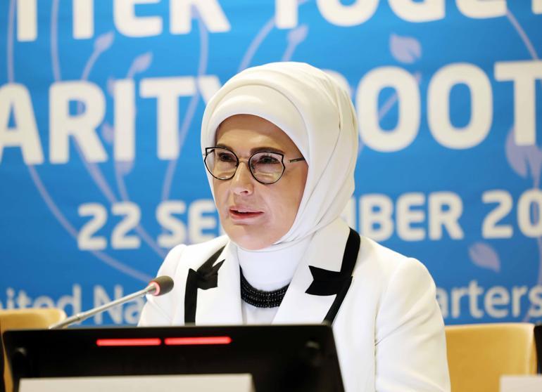 Emine Erdoğan, BMde ‘Birlikte Daha İyiye: Aileden Başlayan Küresel Dayanışma’ programına katıldı