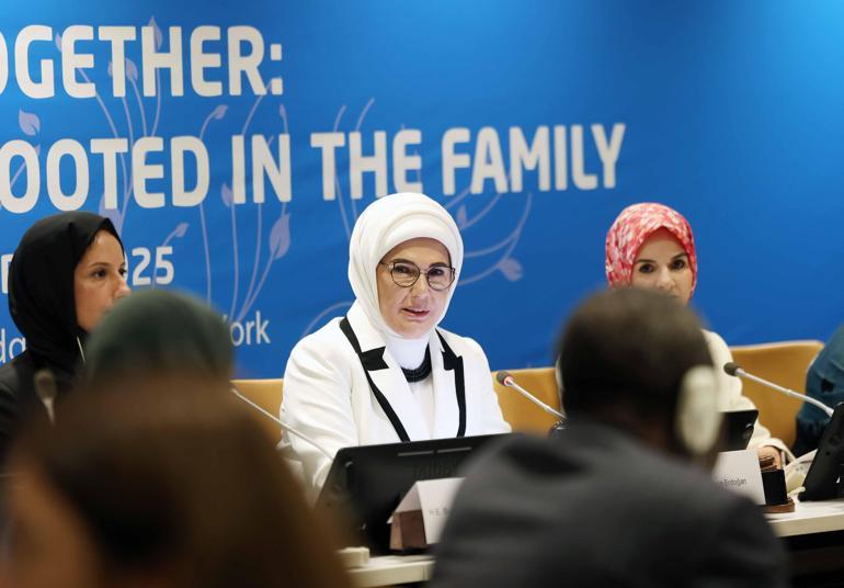 Emine Erdoğan, BMde ‘Birlikte Daha İyiye: Aileden Başlayan Küresel Dayanışma’ programına katıldı