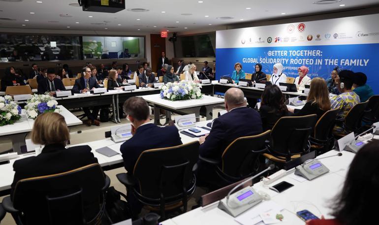 Emine Erdoğan, BMde ‘Birlikte Daha İyiye: Aileden Başlayan Küresel Dayanışma’ programına katıldı