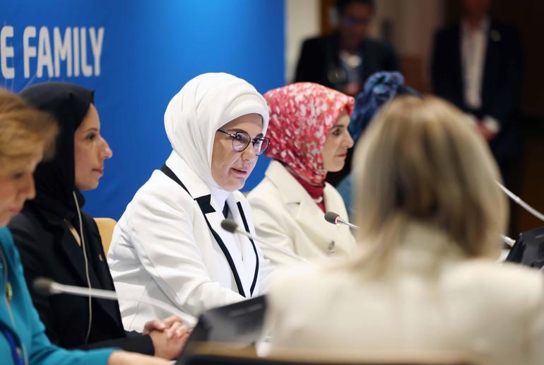 Emine Erdoğan, BMde ‘Birlikte Daha İyiye: Aileden Başlayan Küresel Dayanışma’ programına katıldı