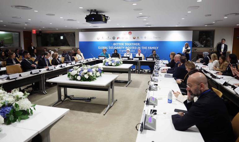 Emine Erdoğan, BMde ‘Birlikte Daha İyiye: Aileden Başlayan Küresel Dayanışma’ programına katıldı