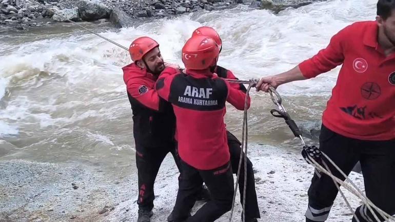 Rize ve Artvin’de sel sonrası hasar tespiti