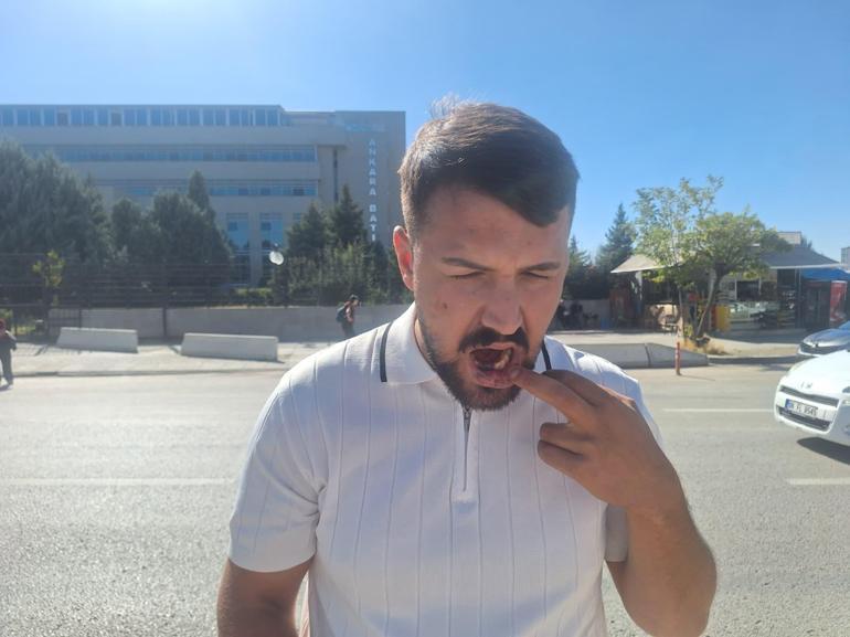 Yol verme tartışmasında taksiciyi takip edip, sopayla darbettiler