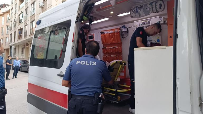 Yanan daireden alt komşusu kurtardı; yangın dronla görüntüledi