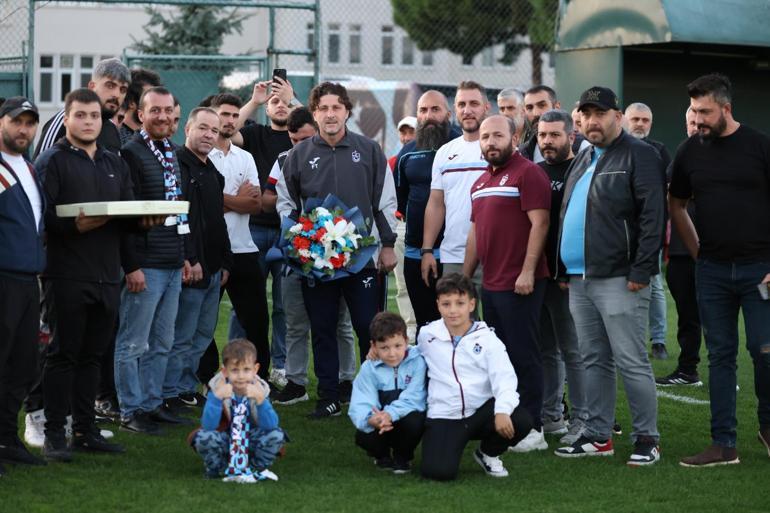 Taraftar gruplarından Trabzonspora moral ziyareti