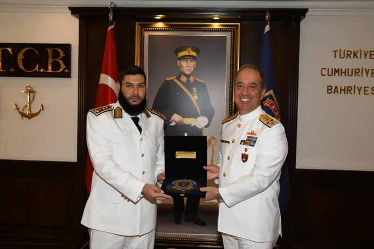 Deniz Kuvvetleri Komutanı Tatlıoğlu, Suriyeli mevkidaşı Alsaud ile görüştü