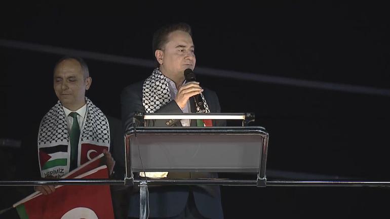 Eyüpsultanda 4 partinin katıldığı ’Filistine Destek’ mitingi düzenlendi