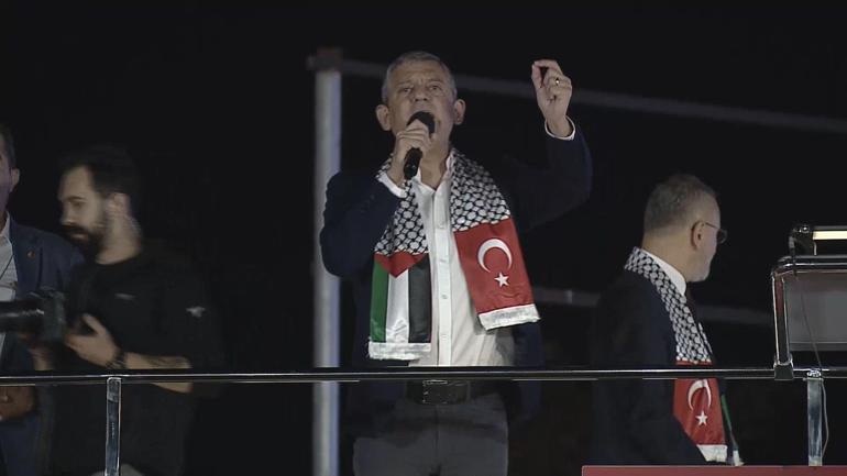 Eyüpsultanda 4 partinin katıldığı ’Filistine Destek’ mitingi düzenlendi