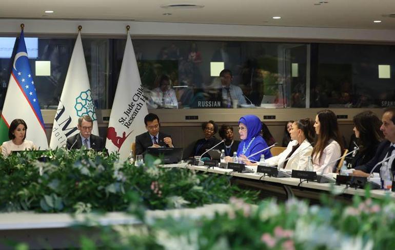 Emine Erdoğan, BM’de Bulaşıcı Olmayan Hastalıklar 4üncü Yüksek Düzeyli Toplantısı etkinliğine katıldı