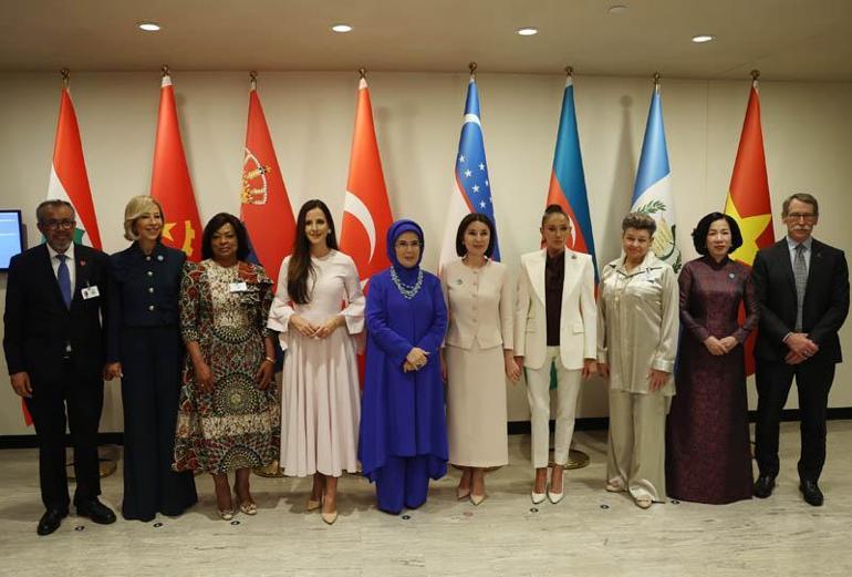 Emine Erdoğan, BM’de Bulaşıcı Olmayan Hastalıklar 4üncü Yüksek Düzeyli Toplantısı etkinliğine katıldı