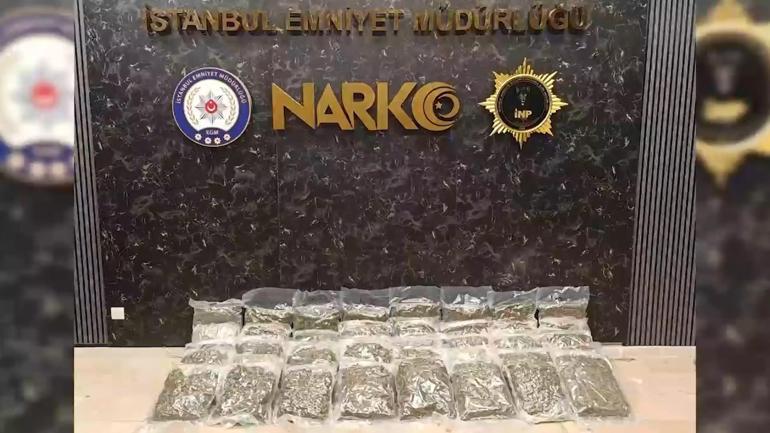 İstanbulda 696 kilogram uyuşturucu madde ve 1,5 milyon hap ele geçirildi: 13 kişi tutuklandı