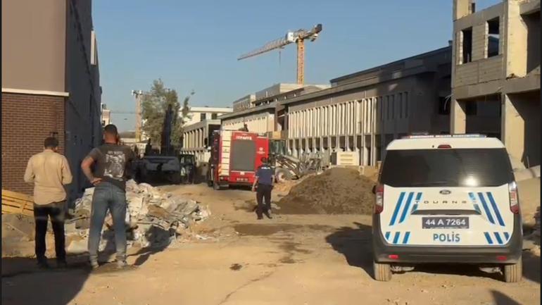 Malatyada iş yeri şantiyesinde göçük: 1 ölü