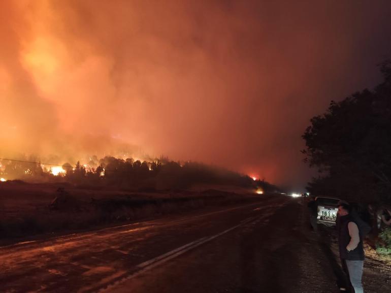 Bursada çıkan orman yangını kısmen kontrol altına alındı