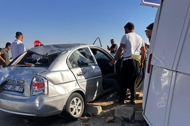 Gaziantep’te otomobil ile minibüs çarpıştı: 6 yaralı