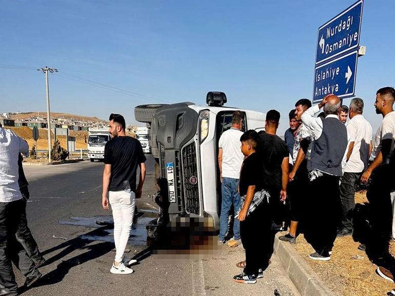 Gaziantep’te otomobil ile minibüs çarpıştı: 6 yaralı