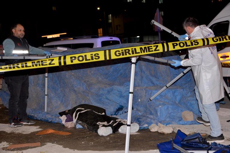 Erzurum’da 7’nci kattan düşen inşaat işçisi öldü; o anlar kamerada