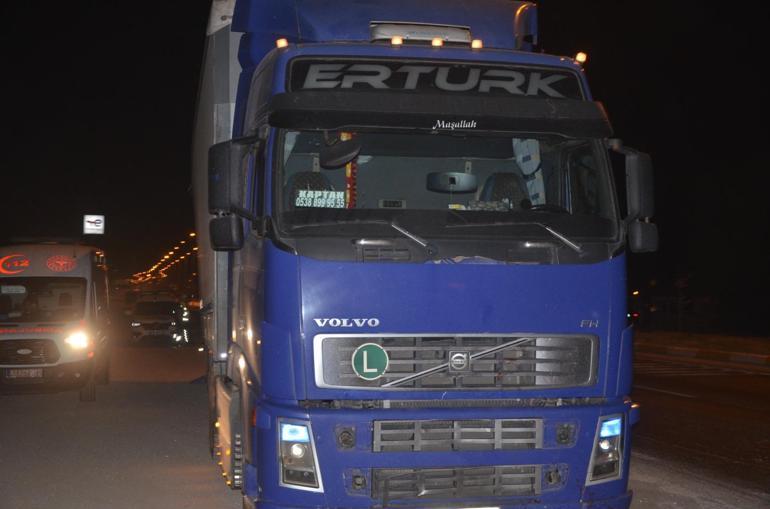 TIR’ın çarptığı yaya öldü