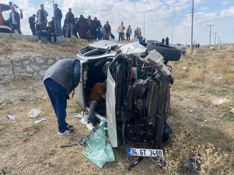 Çorum’da düğün konvoyunda kaza: 2 yaralı