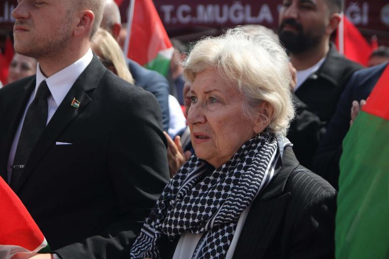 Muğlada Küresel Sumud Filosuna destek