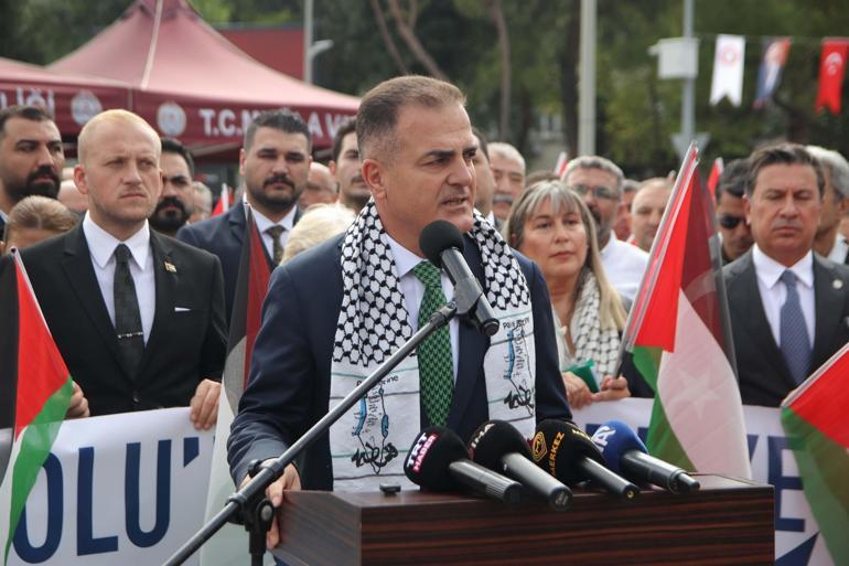 Muğlada Küresel Sumud Filosuna destek