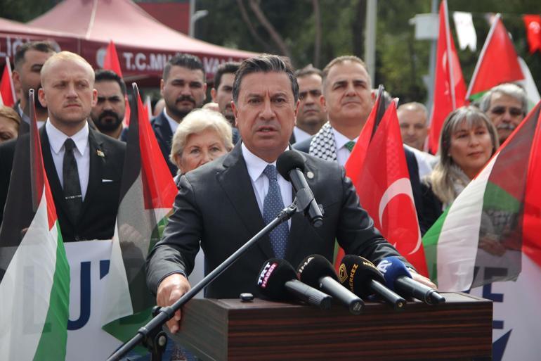 Muğlada Küresel Sumud Filosuna destek